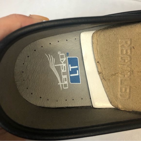 NIB Dansko LT Pro Patent Confetti polka dot slip on clogs multi size - Picture 4 of 11